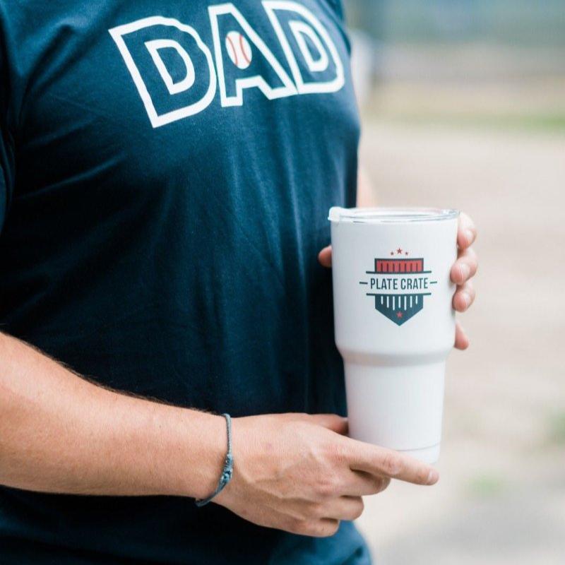 Baseball Dad T-shirt Plate Crate
