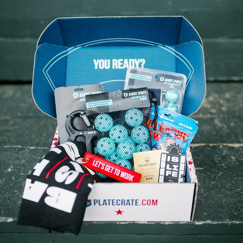 baseball is life plate crate Subscription box