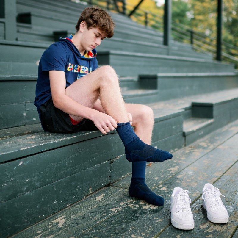 Celebrate Socks, baseball socks, navy baseball socks