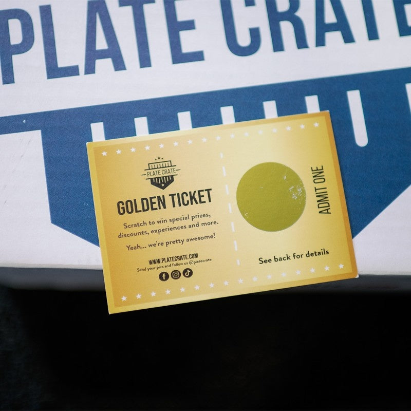 Plate Crate Golden Ticket Bandit Sports