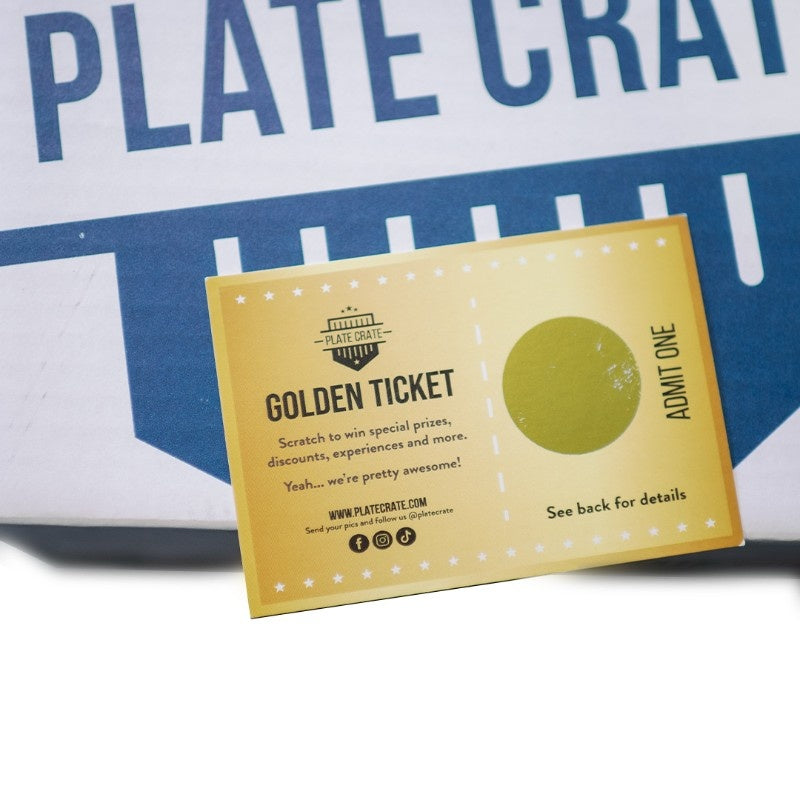 Stay Hot Crate Plate Crate Golden Ticket